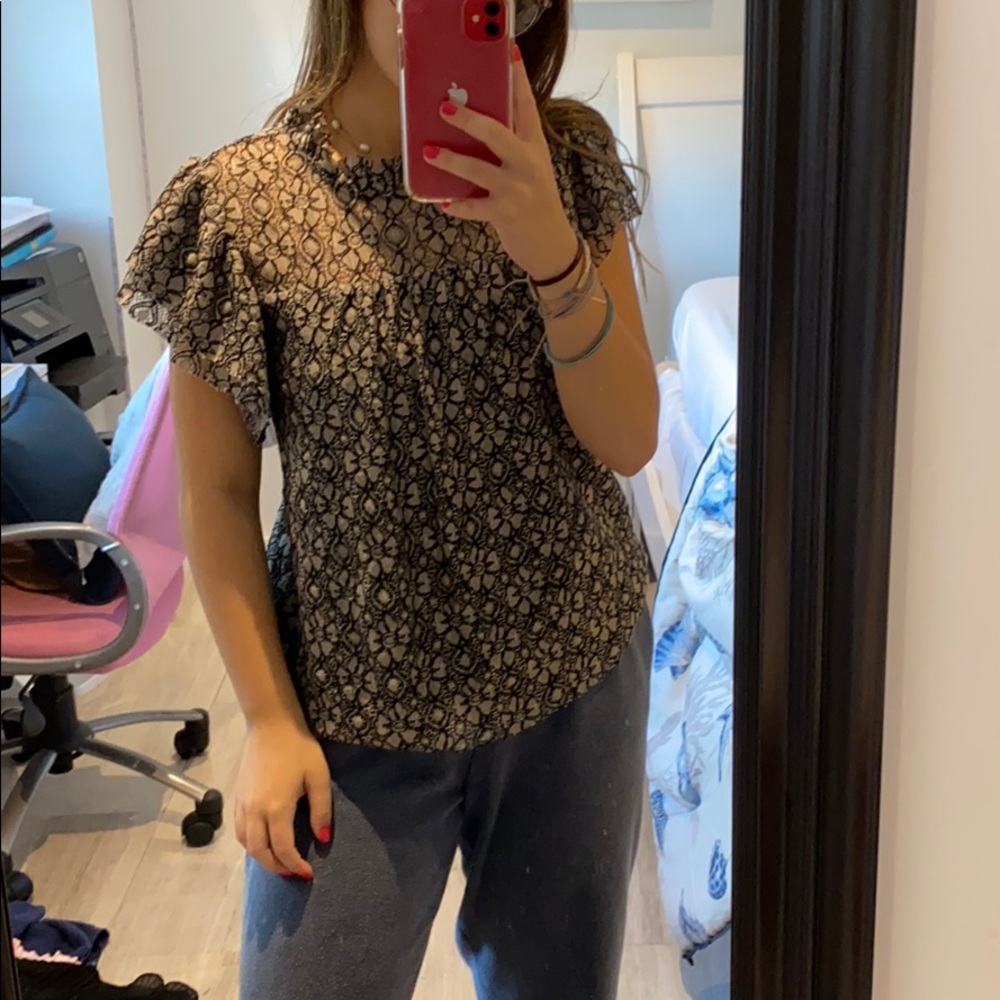 fancy lace top